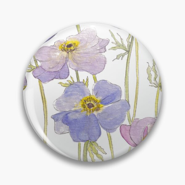 Item preview, Lilac Anemone Flowers designed and sold by JRoseDesign.