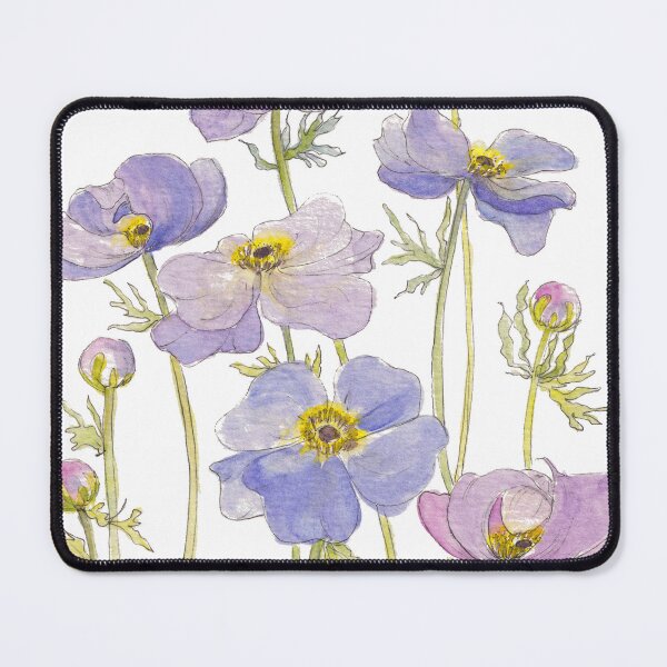 Item preview, Lilac Anemone Flowers designed and sold by JRoseDesign.