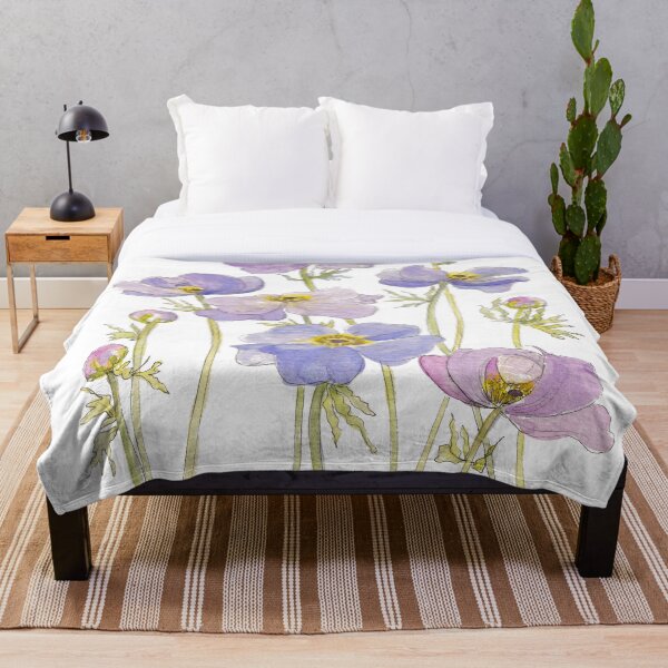 Item preview, Lilac Anemone Flowers designed and sold by JRoseDesign.