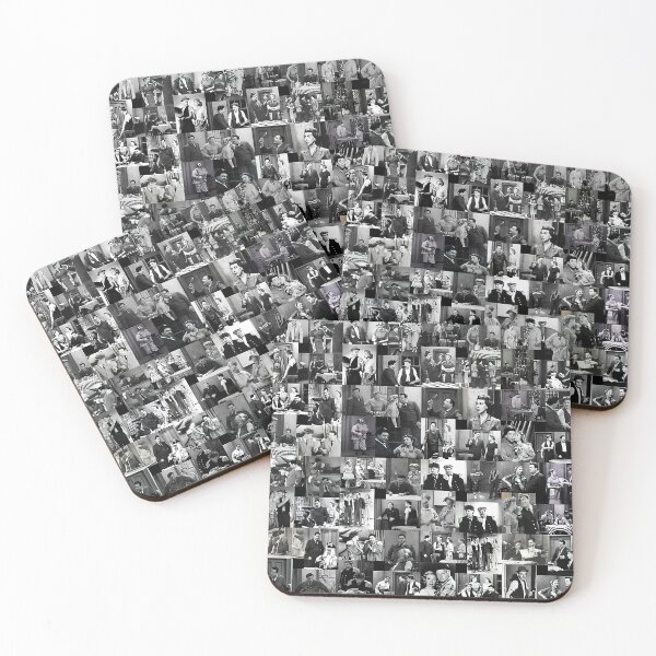 The Honeymooners - Black and White Coasters (Set of 4)
