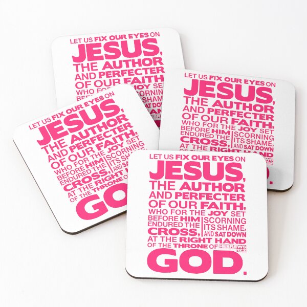 Item preview, Hebrews 12:2 Let Us Fix Our Eyes On Jesus designed and sold by plushism.