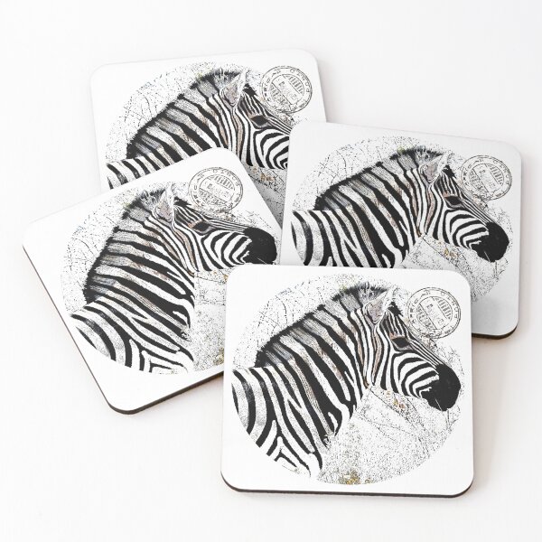 Item preview, Zebra head with postmark designed and sold by Againstallodds.