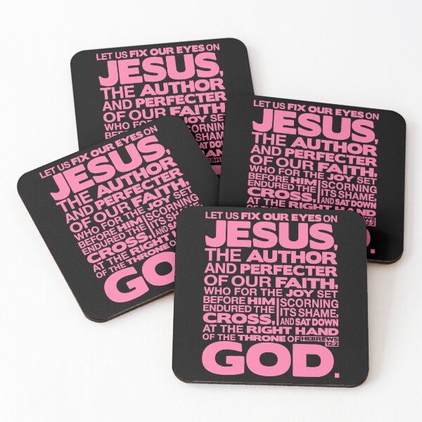 Item preview, Hebrews 12:2 Let Us Fix Our Eyes On Jesus designed and sold by plushism.