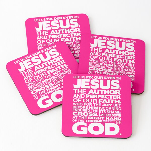 Item preview, Hebrews 12:2 Let Us Fix Our Eyes On Jesus designed and sold by plushism.
