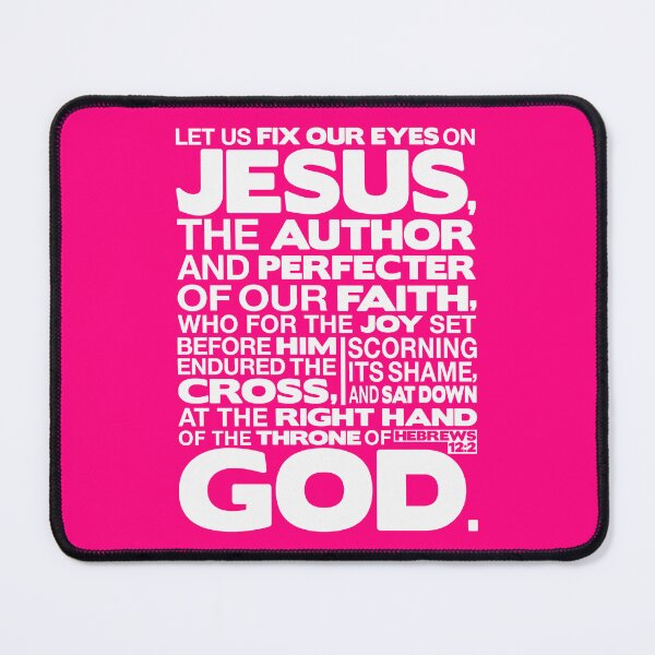Item preview, Hebrews 12:2 Let Us Fix Our Eyes On Jesus designed and sold by plushism.