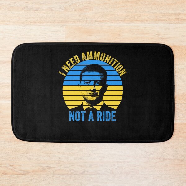 Item preview, I Need Ammunition Not A Ride, Fuck Vladimir Putin with the Ukraine Flag, FCK PTN, Putin Fuck Vladimi designed and sold by TehranJamall3.