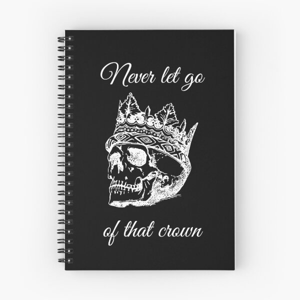 Item preview, Never Let Go Of That Crown Skull in White designed and sold by CreativNode.