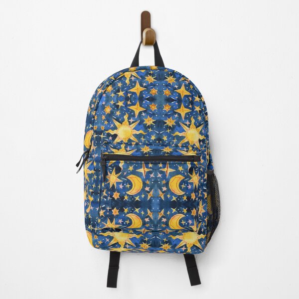 Item preview, Hand painted stars, moon and sun - blue designed and sold by janeferwong.