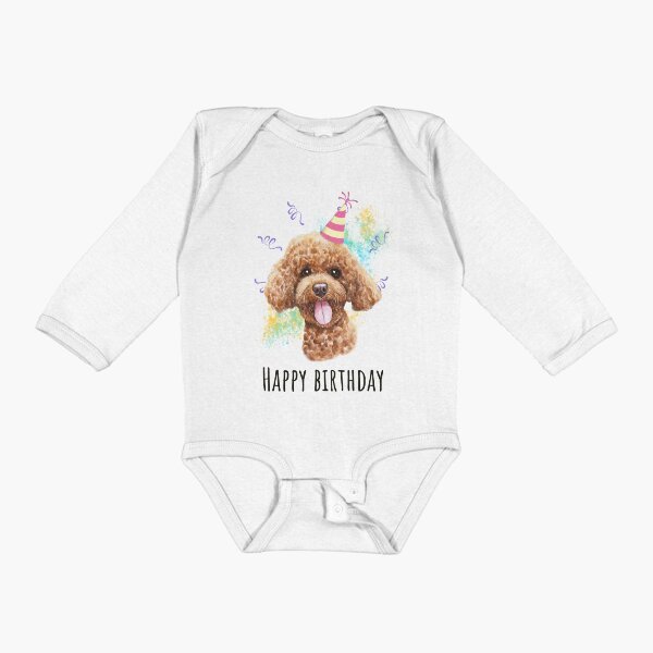 Item preview, Poodle - Happy Birthday designed and sold by Fusti.