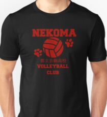 Camiseta unisex nekoma voleibol club rojo