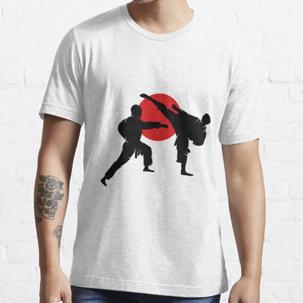 "Two Karate Fighter Karate Shirts Men" Tshirt for Sale by