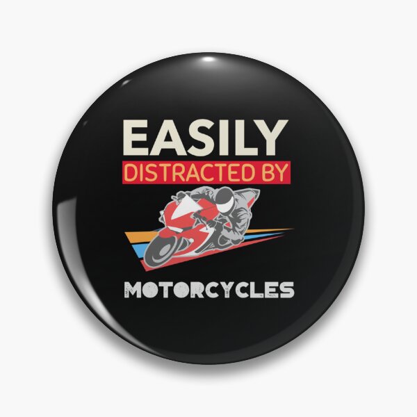 Item preview, Drôle facilement distrait par les motos, cadeau mignon pour les amateurs de moto, cadeau pour motard designed and sold by JyotiSarma.