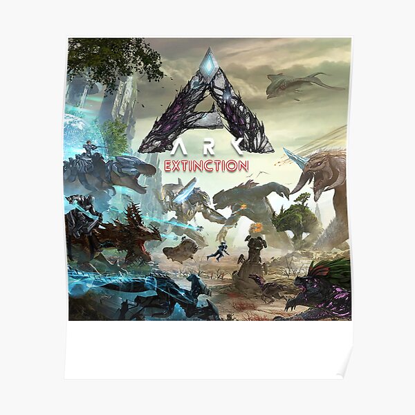 ARK Survival Evolved Game Canvas Poster 8x14 32x57'' 