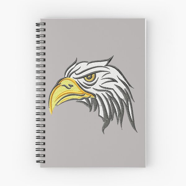 Item preview,  Machine embroidery, Beautifully Embroidered Eagle Head, Stitch crafting, unique embroidered art designed and sold by RudolphBarnard.