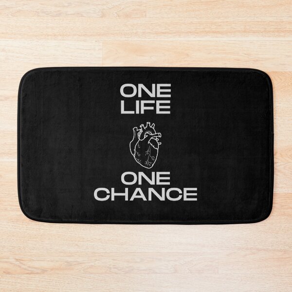 Item preview, One Life One Chance Heart Motto designed and sold by CreativNode.