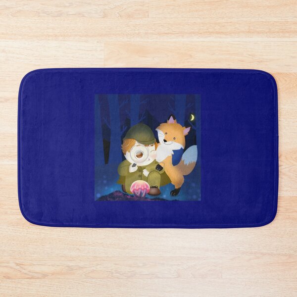 Item preview, Fox and the glowing mushroom designed and sold by MyParadiseGifts.