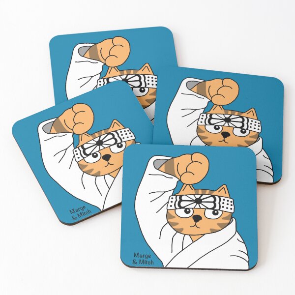 Item preview, Karate Cat Marge and Mitch Fan Art designed and sold by Scat the cat.
