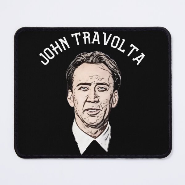 Item preview, Sports Ed Nicolas Cage As John Travolta (White) Shirt Classic T-Shirt designed and sold by jacksrome6.