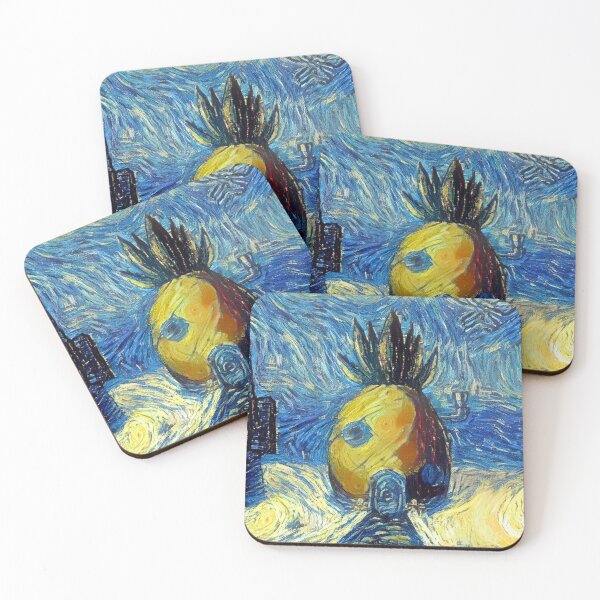 Item preview, Spongebob Squarepants Pineapple House Starry Night designed and sold by weirdo97.