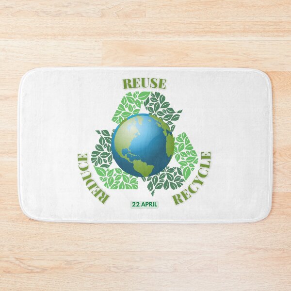 Item preview, Reduce Reuse Recycle - Happy Earth Day 22 April designed and sold by The-Muse.