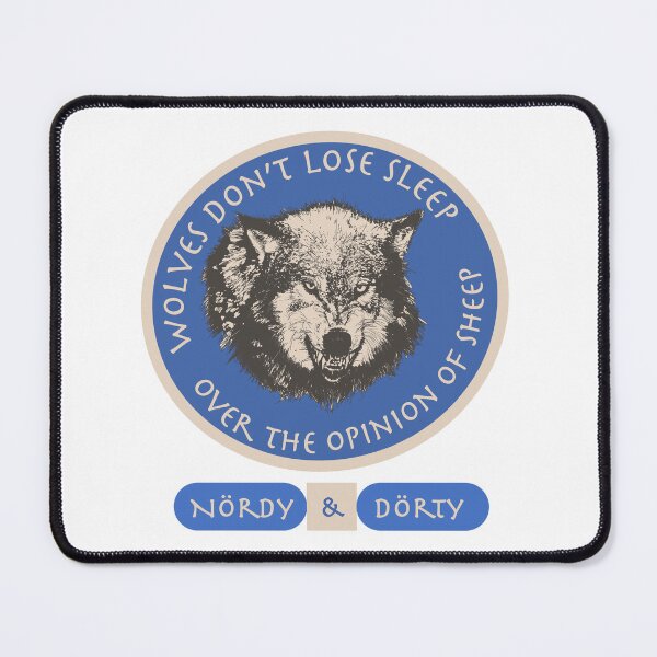 Item preview, Wolves don't lose sleep designed and sold by NoerdyundDoerty.