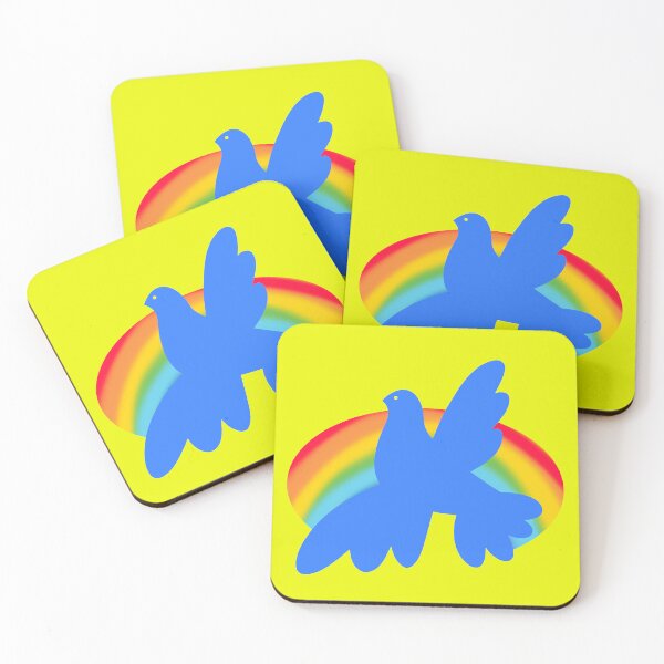 Item preview, Peace dove colorful rainbow designed and sold by vibeno1.