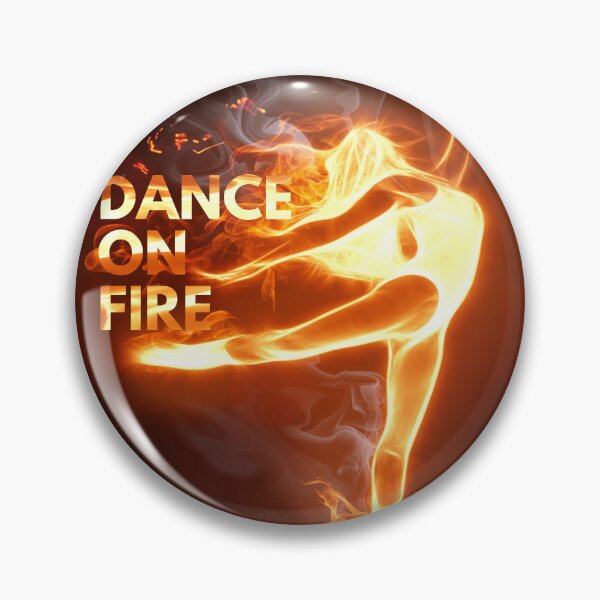 Item preview, Dance On Fire design features a burning ballerina dancing. Dance is Hot!!! designed and sold by M-Infinite.
