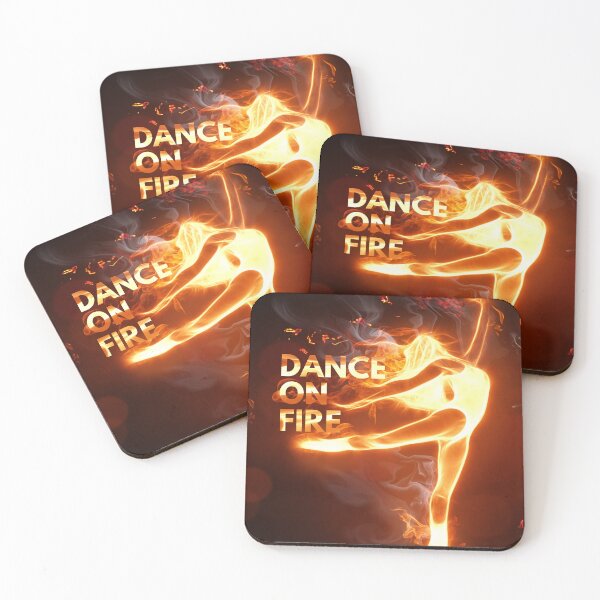 Item preview, Dance On Fire design features a burning ballerina dancing. Dance is Hot!!! designed and sold by M-Infinite.