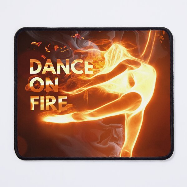 Item preview, Dance On Fire design features a burning ballerina dancing. Dance is Hot!!! designed and sold by M-Infinite.