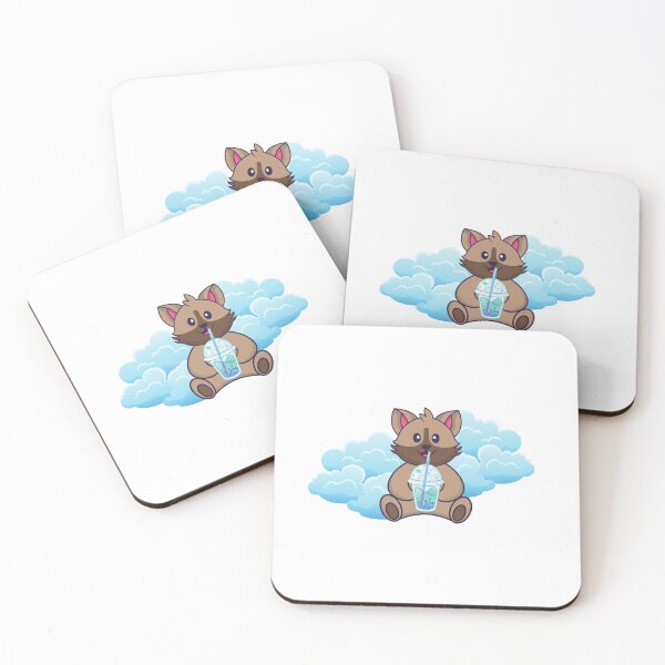 Item preview, Cat drinking boba milk designed and sold by Hoetoons.