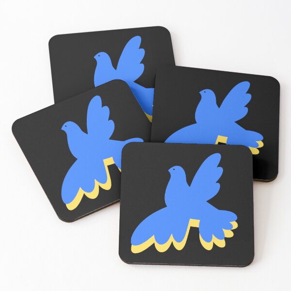 Item preview, Dove of peace ukrainian flag colors designed and sold by vibeno1.