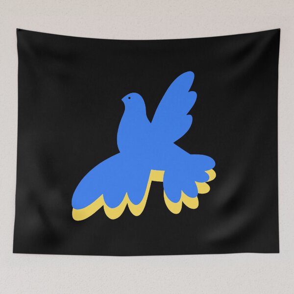 Item preview, Dove of peace ukrainian flag colors designed and sold by vibeno1.