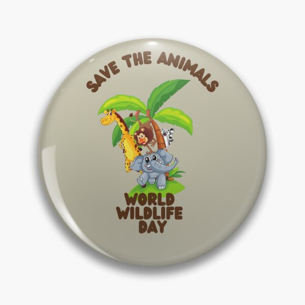 Item preview, World Wildlife Day - Save the Animals designed and sold by MugsAndDuds.