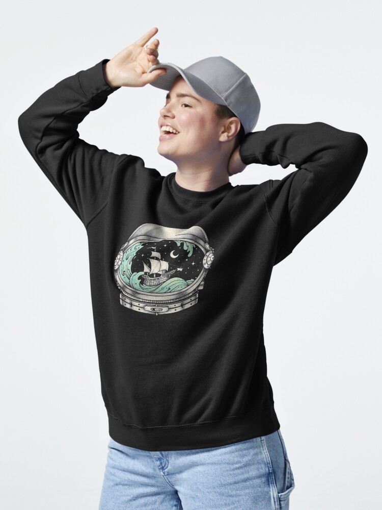 Thumbnail 5 of 7, Pullover Sweatshirt, Spaceship designed and sold by buko.