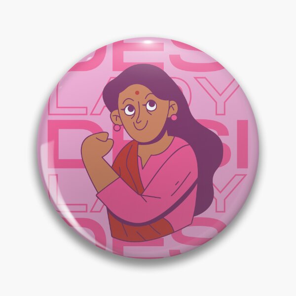Item preview, Desi Lady, Indian Girl, Girl Power designed and sold by Designting.