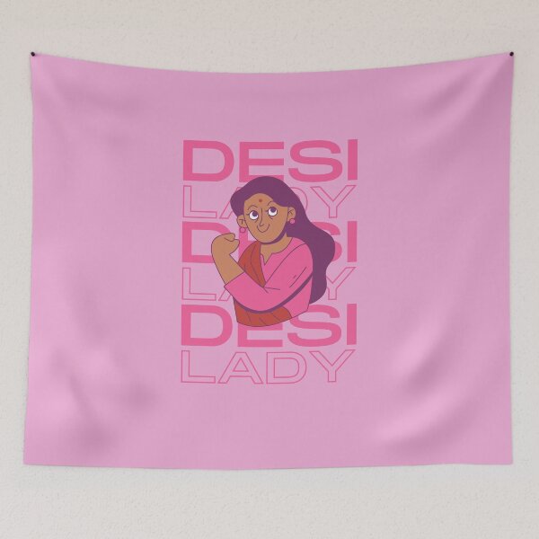 Item preview, Desi Lady, Indian Girl, Girl Power designed and sold by Designting.