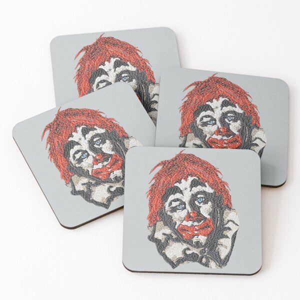 Item preview,  Machine Embroidery, Embroidered Funny Clown, Stitch crafting, unique embroidered art designed and sold by RudolphBarnard.