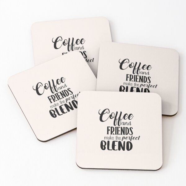 Item preview, Coffee and friends make the perfect blend designed and sold by Mandala & More.