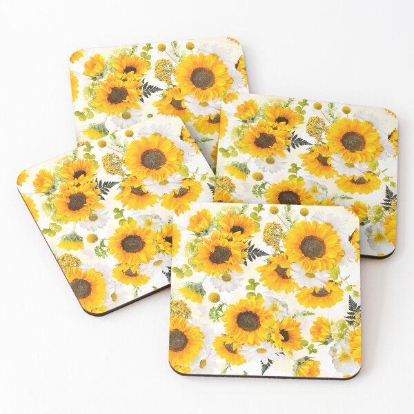 Item preview,  Stand with Ukraine - Make love not war -Sunflowers Forever -Real Summer Sunflowers on white double layer designed and sold by UtArt.