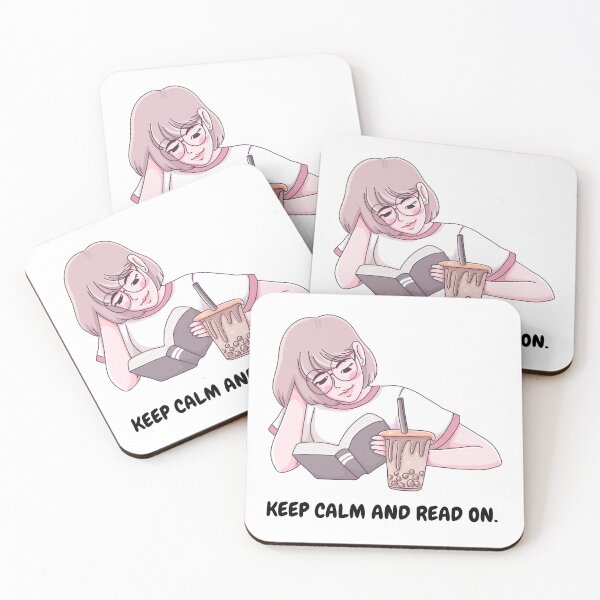 Item preview, Keep Calm and Read On for Smart Bookworm Nerds designed and sold by Nepaz-Designs.