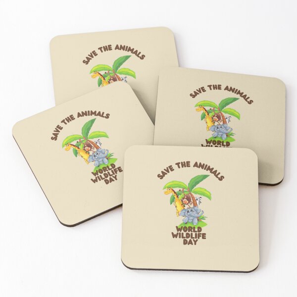 Item preview, World Wildlife Day - Save the Animals designed and sold by MugsAndDuds.