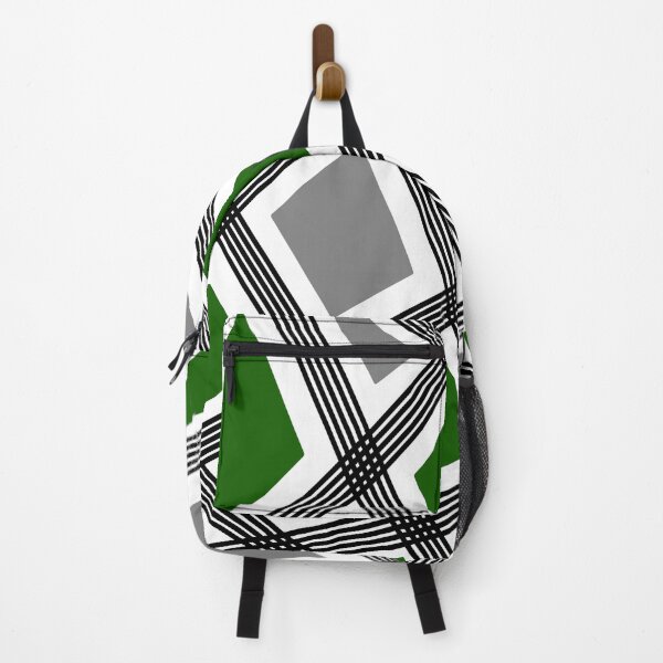 Item preview, Abstract geometric pattern - green and gray. designed and sold by K.S ART.