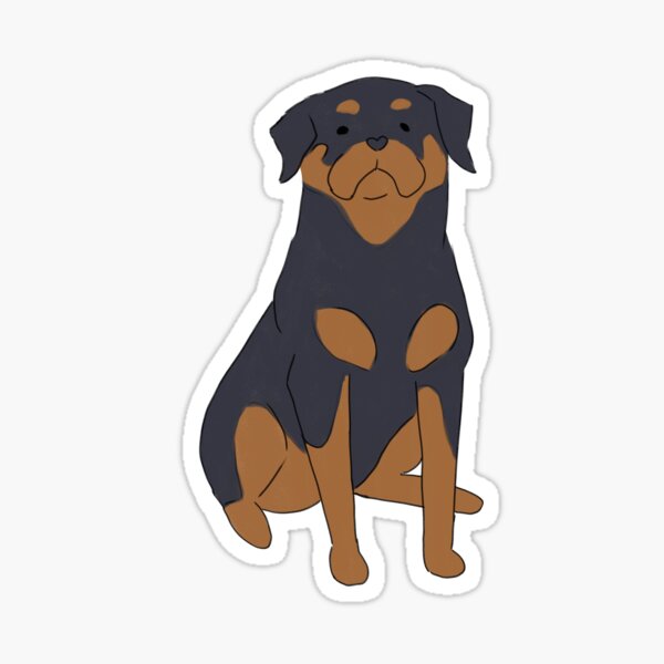 15cm Auto-Aufkleber Sticker S?? Lustig Spa? Toon Rottweiler Hund Welpe K381