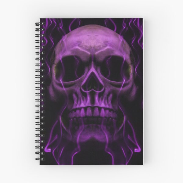 Item preview, Flaming Skull (Purple) designed and sold by Joker-laugh.