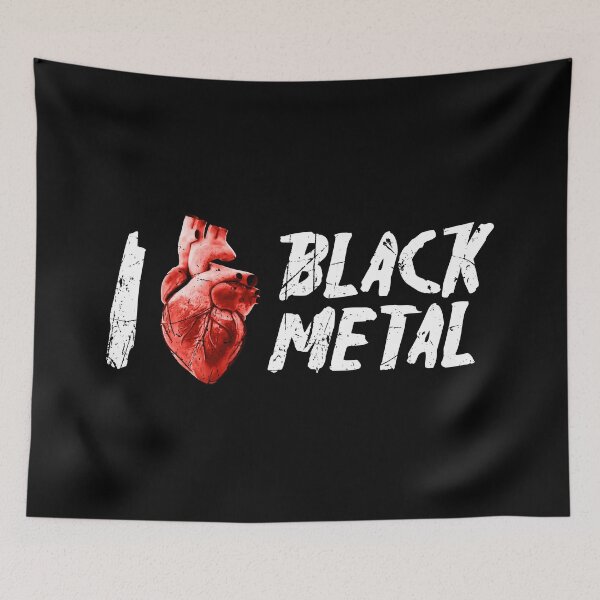 Item preview, I Love Black Metal designed and sold by Gezwompl.