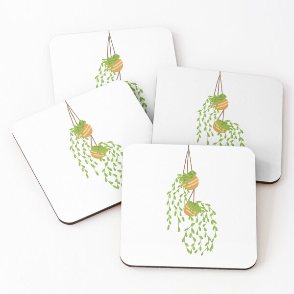 Item preview, Cute plants in Hanging Planters designed and sold by GraphismNinja.