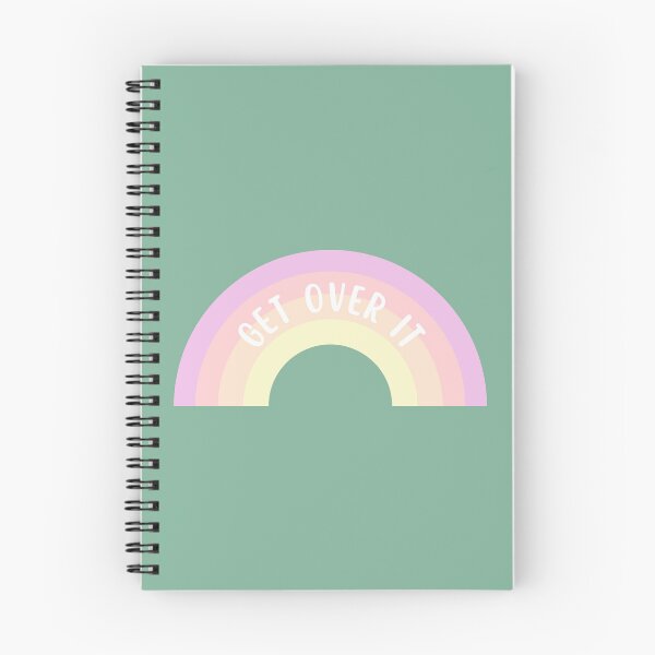 Item preview, GET OVER IT - pastel rainbow designed and sold by Colorful-Inspo.