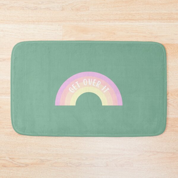 Item preview, GET OVER IT - pastel rainbow designed and sold by Colorful-Inspo.