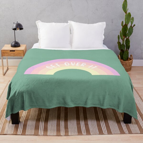 Item preview, GET OVER IT - pastel rainbow designed and sold by Colorful-Inspo.