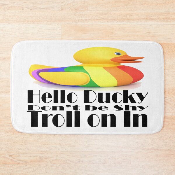 Item preview, Hello Ducky - Don't Be Shy - Troll on In - Guide to Polari -  Gay Pride designed and sold by MauveMoves.